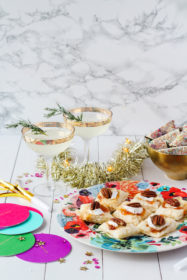 Sparkling New Year's Eve Party Menu | cookinginmygenes.com