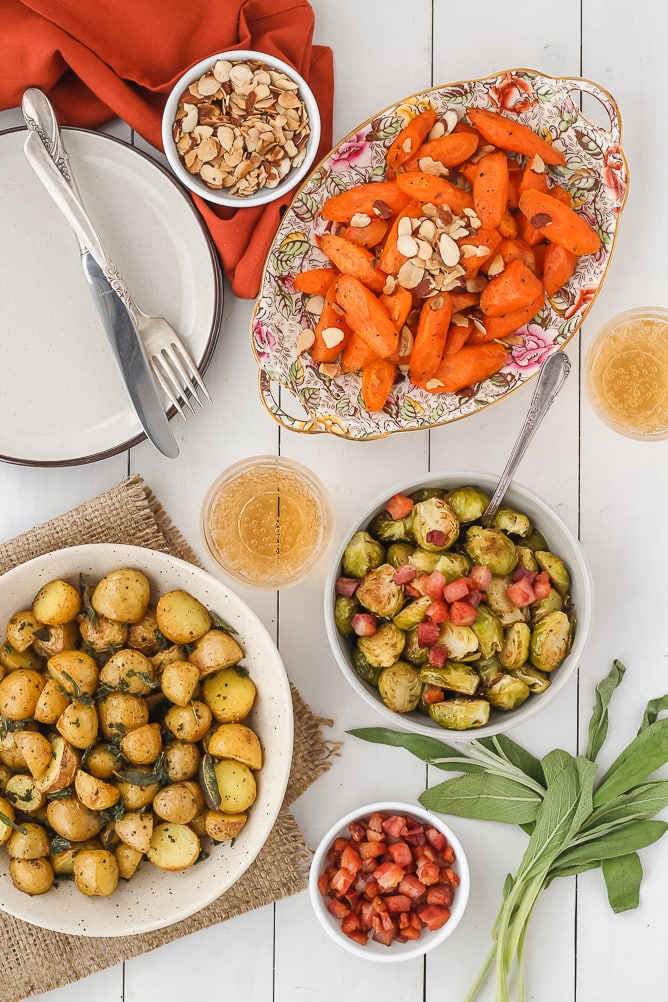 Easy Sheet Pan Roasted Vegetables (3 side dishes!)
