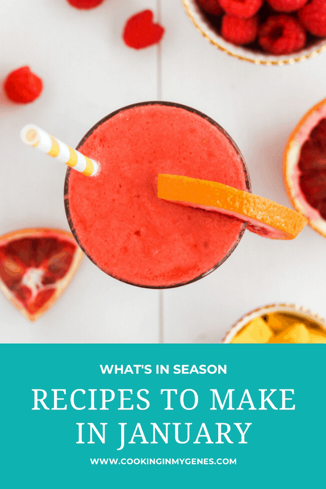 Seasonal recipes to make in January