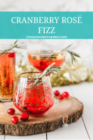 Cranberry Rosé Fizz