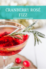 Cranberry Rosé Fizz