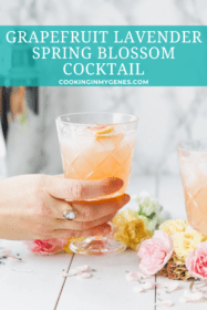 Grapefruit Lavender Spring Blossom Cocktail