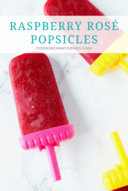 Raspberry Rosé Popsicles