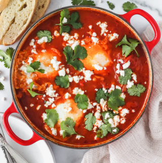 Shakshuka (Baked Eggs in Tomato Sauce)