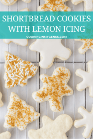 Shortbread Cookies with Lemon Icing