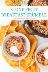 Stone Fruit Breakfast Crumble