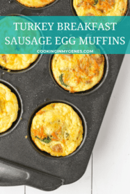 Turkey Breakfast Sausage Egg Muffins