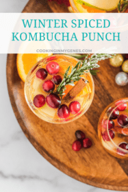 Winter Spiced Kombucha Punch