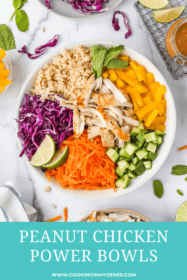 Peanut Chicken Power Bowls