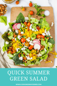 Quick Summer Green Salad