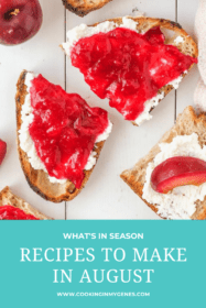 Recipes to Make in August