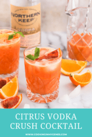 Citrus Vodka Crush Cocktail