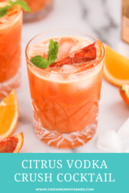 Citrus Vodka Crush Cocktail