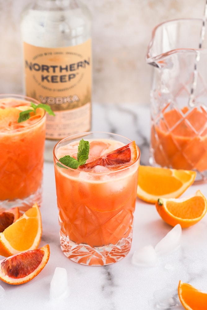 Citrus Vodka Crush Cocktail 