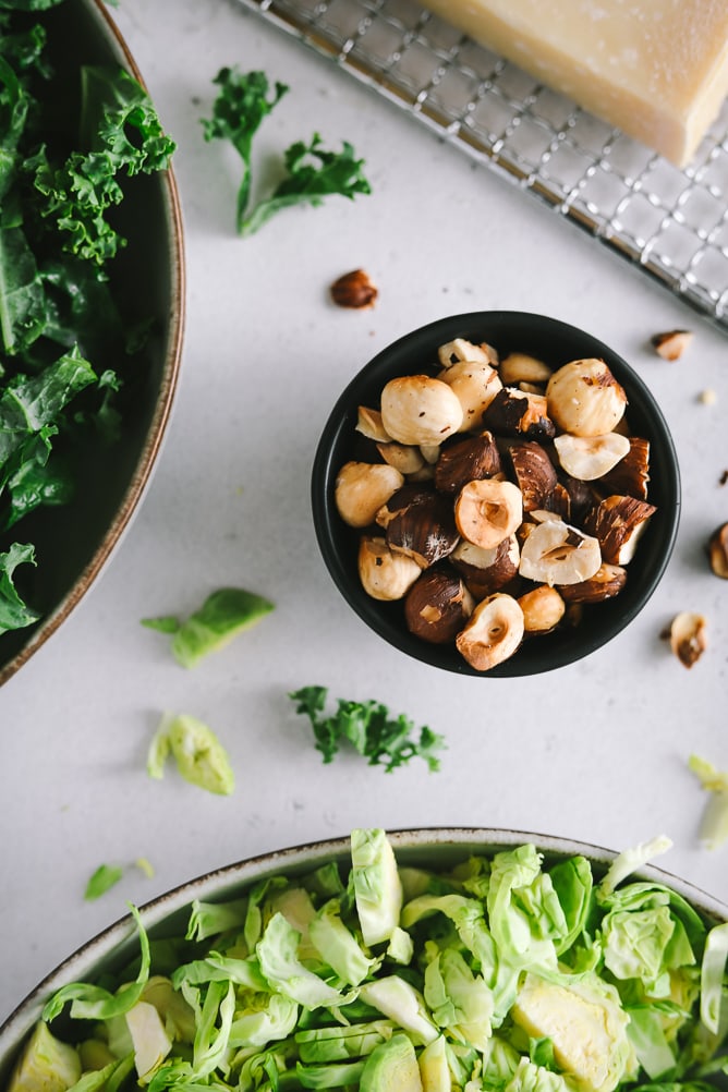 Brussels sprouts and kale salad Brussels sprouts and kale salad 