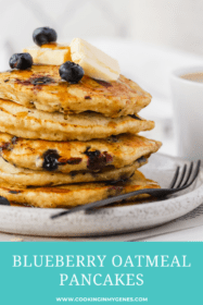 Blueberry Oatmeal Pancakes