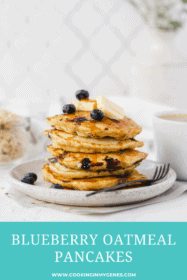 Blueberry Oatmeal Pancakes