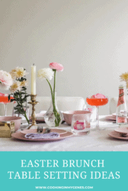 Simple Easter Brunch Menu & Decor Ideas