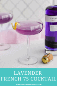 Lavender French 75 Cocktail