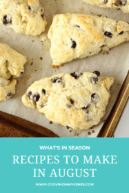 Recipes to cook in august