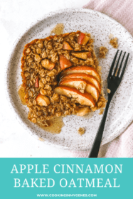 Apple Cinnamon Baked Oatmeal