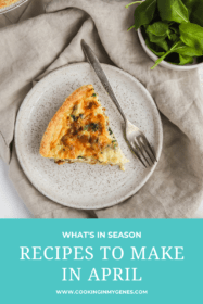 Recipes to make in April