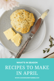 Recipes to make in April