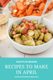 Recipes to make in April