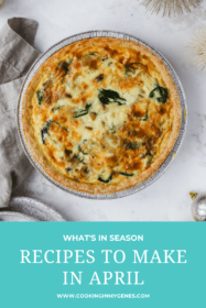 Recipes to make in April