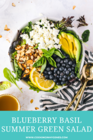 Blueberry Summer Greens Salad