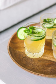 Cucumber Cider Smash Cocktail