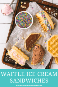 Easy waffle ice cream sandwich