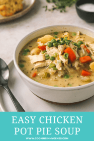 cozy chicken pot pie soup recipe