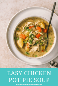 cozy chicken pot pie soup recipe