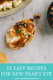 New Year's Eve food & cocktails