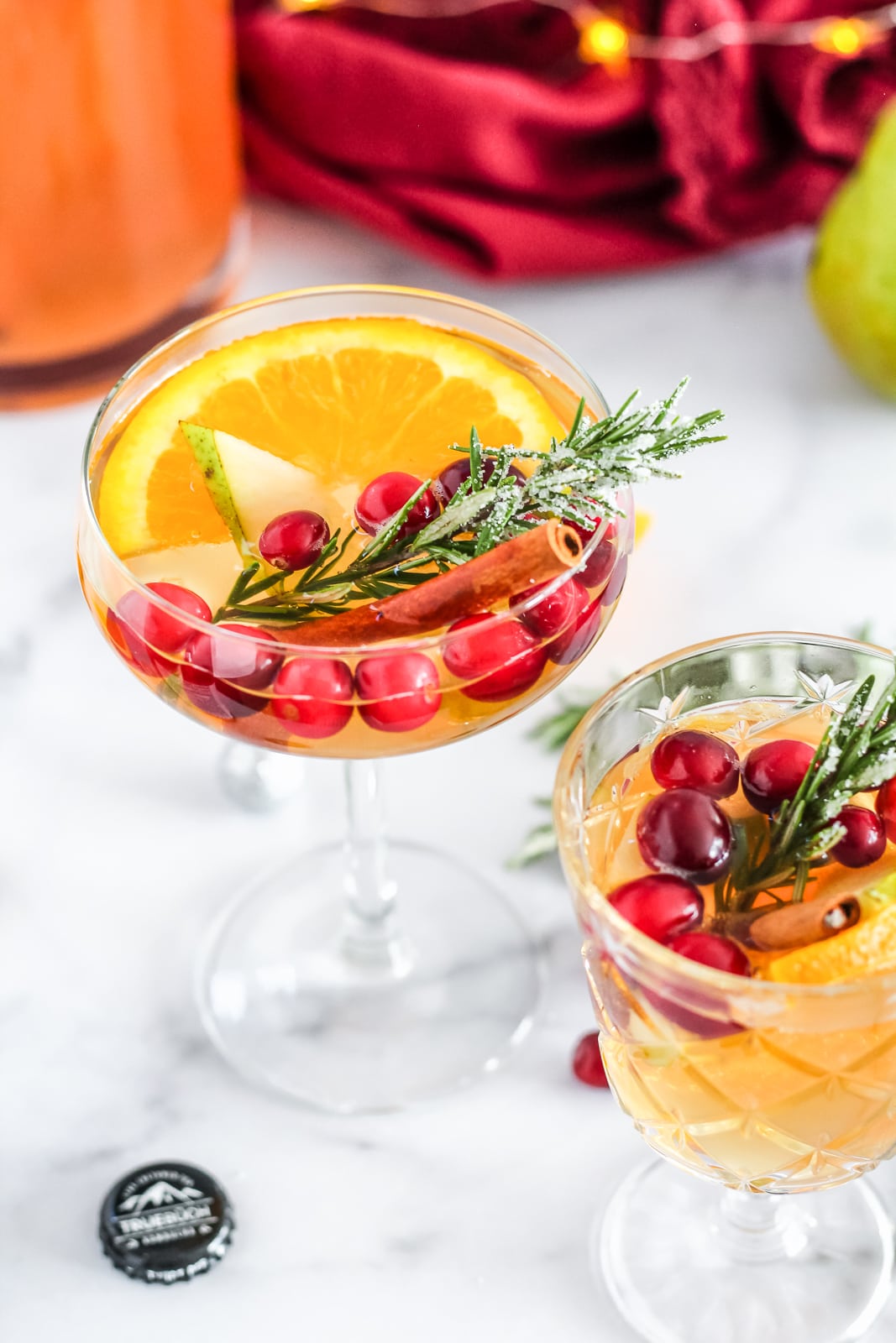 New Year's Eve food & cocktails