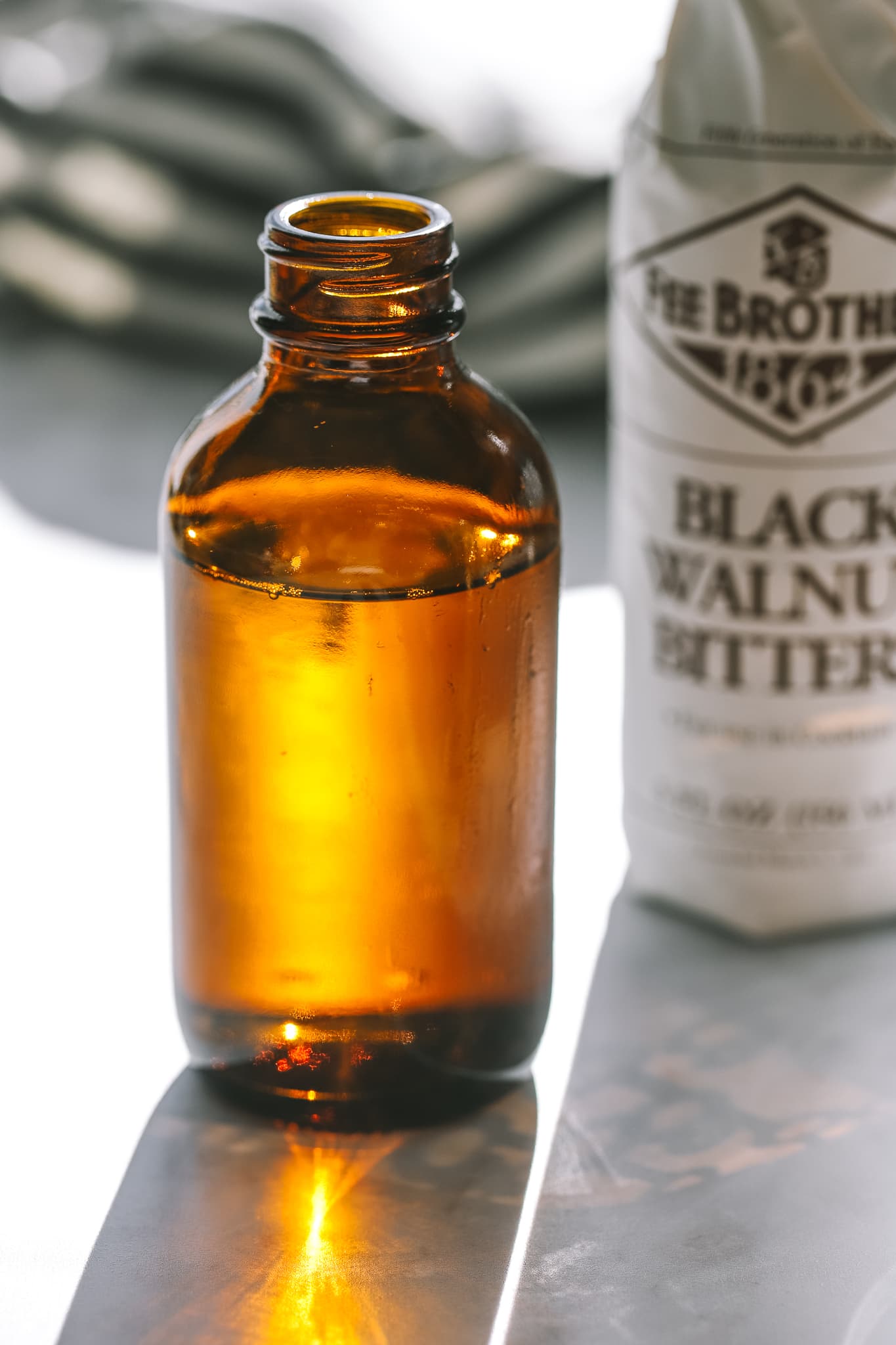 maple syrup in a small bottle