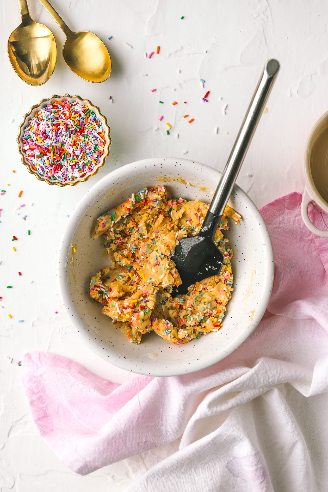 sugar cookie dough in a bowl