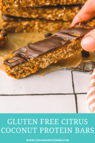 hand holding a protein bar