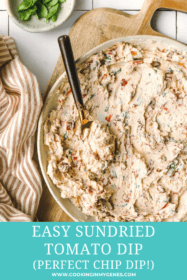 spoon in dip in a bowl