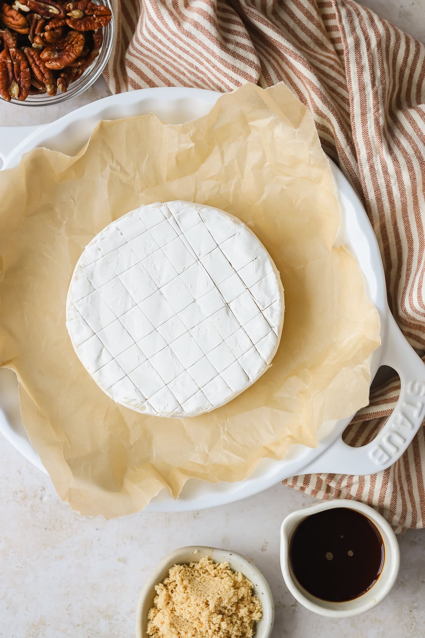 wheel of brie cheese