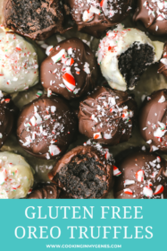 close up of truffles, coated and bite-shots