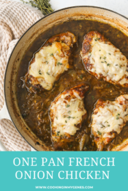 one pan french onion chicken dinner