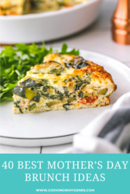 slice of crustless veggie quiche