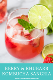 angled photo of kombucha sangria