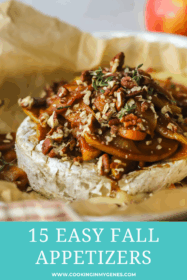 baked brie topped with maple cinnamon apples