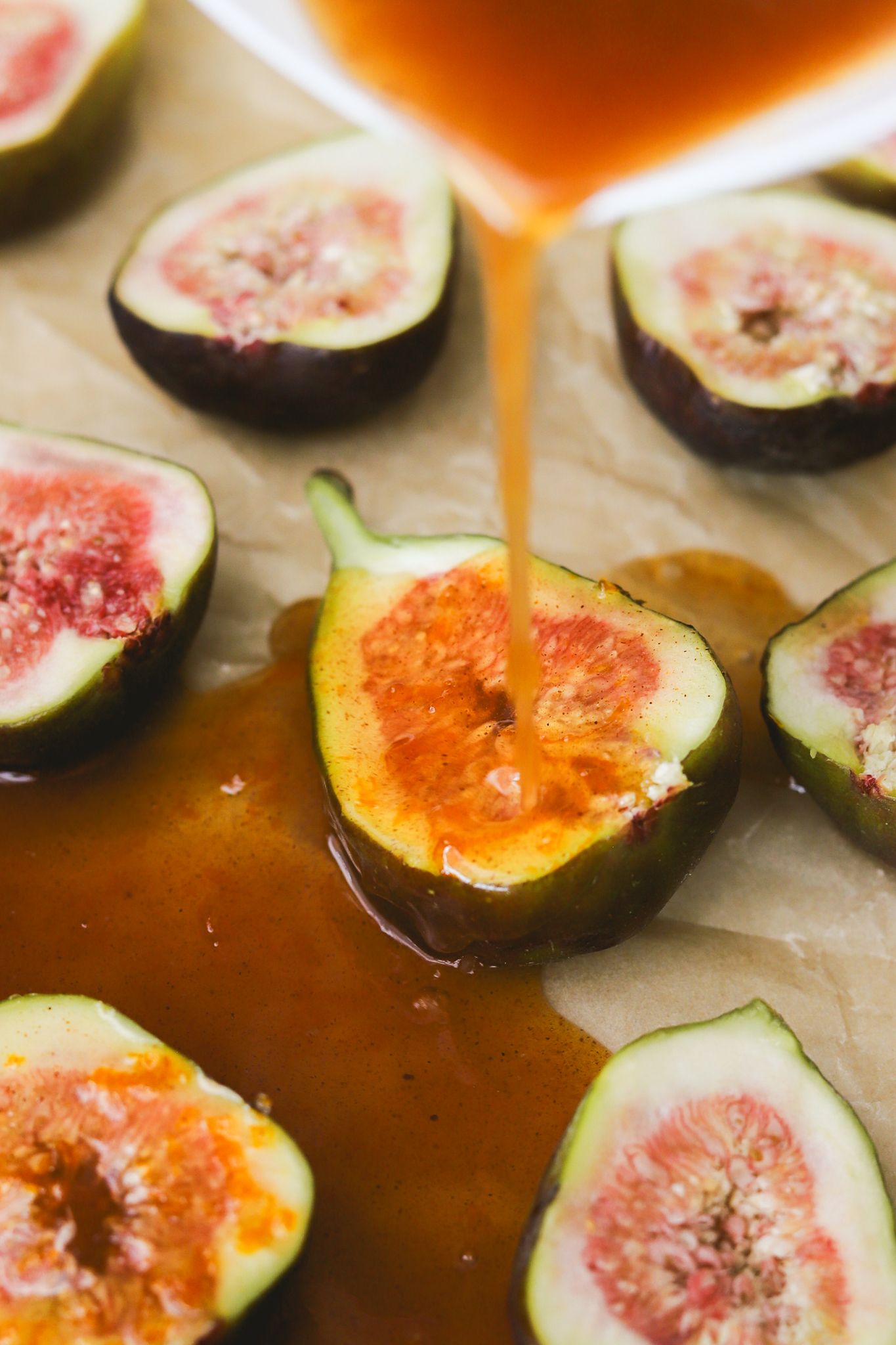 fresh fig with syrup