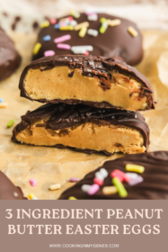 peanut butter egg cut in half